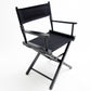 Table Height (18″) Director’s Chair – Black Finish