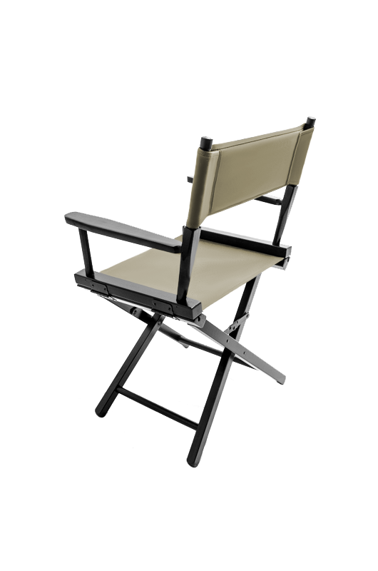 Table Height (18″) Director’s Chair – Black Finish