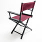 Table Height (18″) Director’s Chair – Black Finish