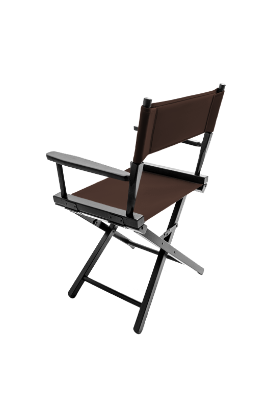 Table Height (18″) Director’s Chair – Black Finish