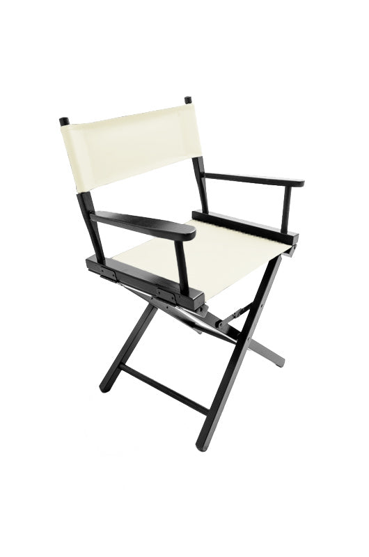 Table Height (18″) Director’s Chair – Black Finish