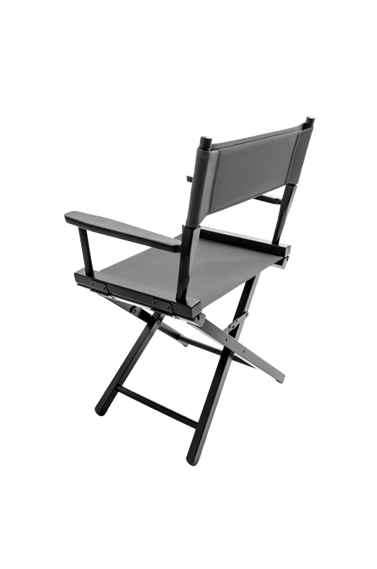 Table Height (18″) Director’s Chair – Black Finish