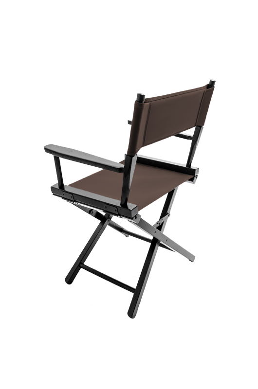 Table Height (18″) Director’s Chair – Black Finish