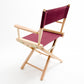 Table Height (18″) Director’s Chair – Natural Finish