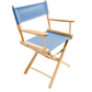 Table Height (18″) Director's Chair - Contemporary - Natural Finish