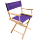 Table Height (18″) Director’s Chair – Natural Finish