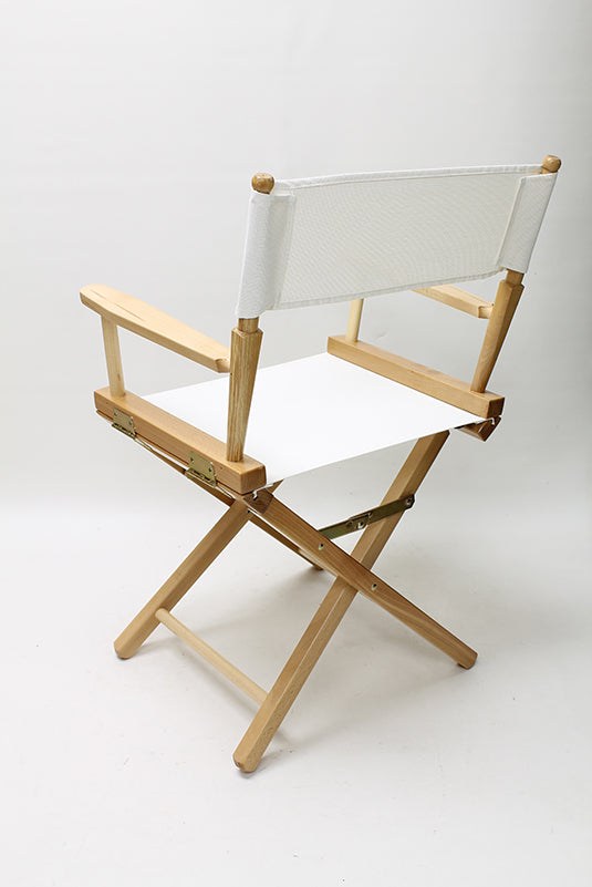 Table Height (18″) Director’s Chair – Natural Finish