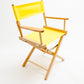 Table Height (18″) Director's Chair - Contemporary - Natural Finish
