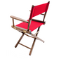 Table Height (18″) Director’s Chair – Walnut Finish
