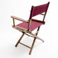 Table Height (18″) Director’s Chair – Walnut Finish
