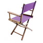Table Height (18″) Director’s Chair – Walnut Finish