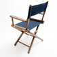 Table Height (18″) Director’s Chair – Walnut Finish
