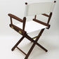 Table Height (18″) Director’s Chair – Walnut Finish