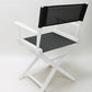 Table Height (18″) Director’s Chair – White Finish