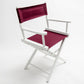 Table Height (18″) Director’s Chair – White Finish