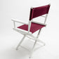 Table Height (18″) Director’s Chair – White Finish