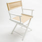 Table Height (18″) Director’s Chair – White Finish