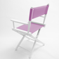 Table Height (18″) Director’s Chair – White Finish