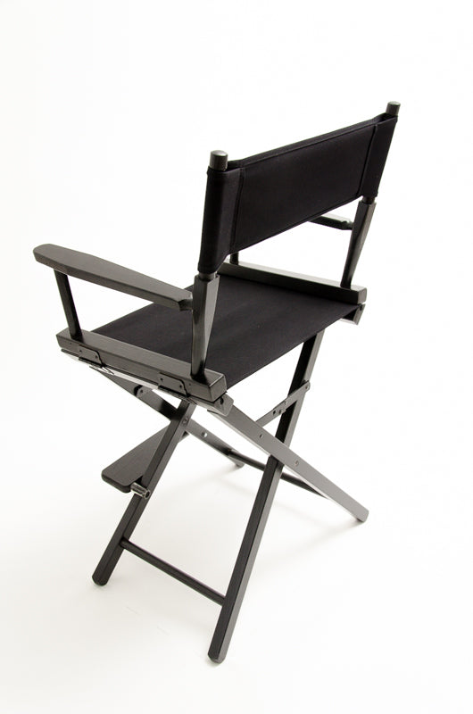 Counter Height (24″) Director’s Chair – Black Finish