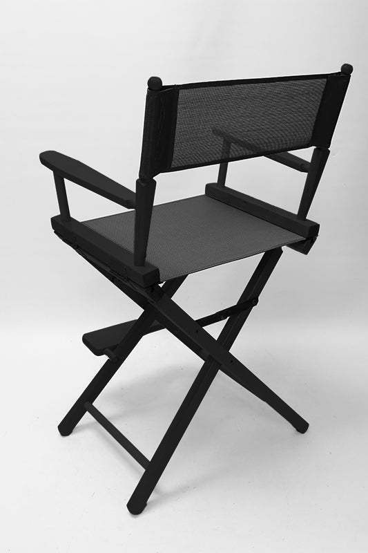 Counter Height (24″) Director’s Chair – Black Finish