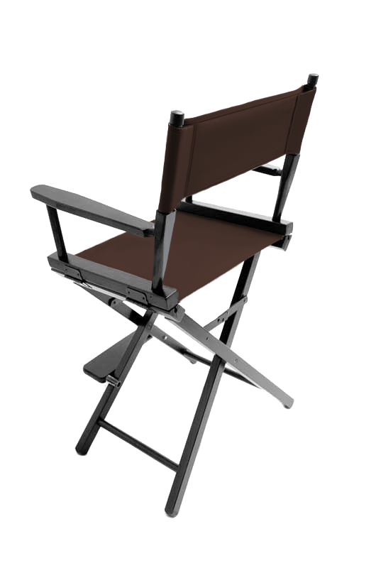 Counter Height (24″) Director’s Chair – Black Finish