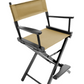 Counter Height (24″) Director’s Chair – Black Finish