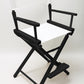 Counter Height (24″) Director’s Chair – Black Finish