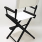 Counter Height (24″) Director’s Chair – Black Finish