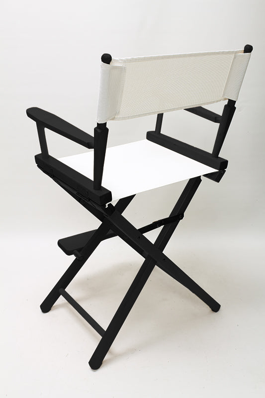 Counter Height (24″) Director’s Chair – Black Finish