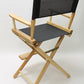 Counter Height (24″) Director’s Chair – Natural Finish