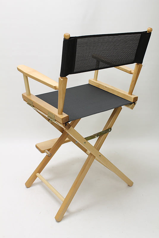 Counter Height (24″) Director’s Chair – Natural Finish