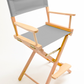 Counter Height (24″) Director’s Chair – Natural Finish