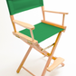 Counter Height (24″) Director’s Chair – Natural Finish