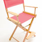 Counter Height (24″) Director’s Chair – Natural Finish