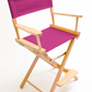 Counter Height (24″) Director’s Chair – Natural Finish