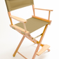 Counter Height (24″) Director’s Chair – Natural Finish