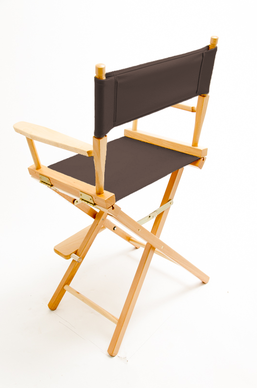 Counter Height (24″) Director’s Chair – Natural Finish