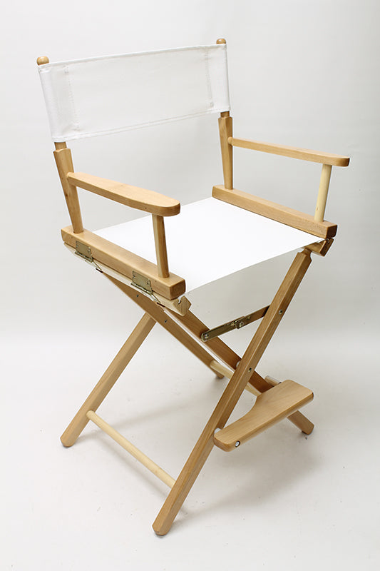 Counter Height (24″) Director’s Chair – Natural Finish