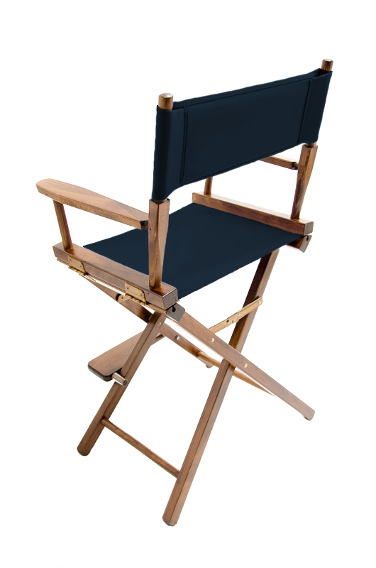 Counter Height (24″) Director’s Chair – Walnut Finish