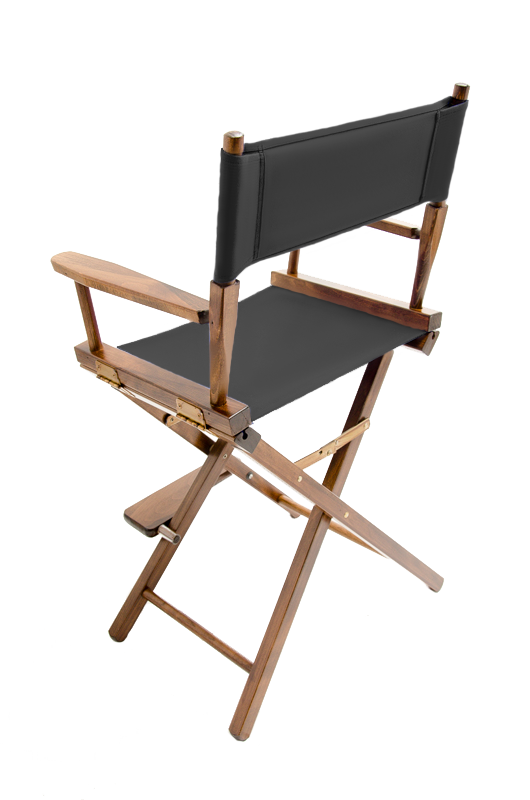 Counter Height (24″) Director’s Chair – Walnut Finish