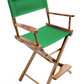 Counter Height (24″) Director’s Chair – Walnut Finish