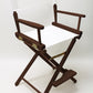 Counter Height (24″) Director’s Chair – Walnut Finish