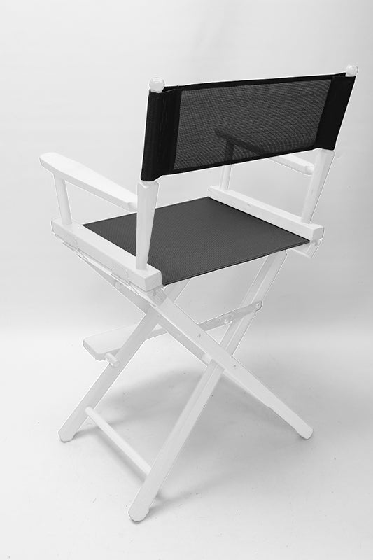 Counter Height (24″) Director’s Chair – White Finish