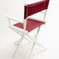 Counter Height (24″) Director’s Chair – White Finish