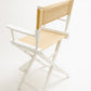 Counter Height (24″) Director’s Chair – White Finish