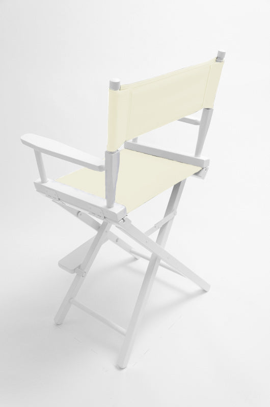 Counter Height (24″) Director’s Chair – White Finish