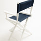 Counter Height (24″) Director’s Chair – White Finish