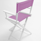 Counter Height (24″) Director’s Chair – White Finish