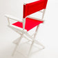 Counter Height (24″) Director’s Chair – White Finish