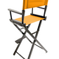 Bar Height (30″) Director’s Chair – Black Finish